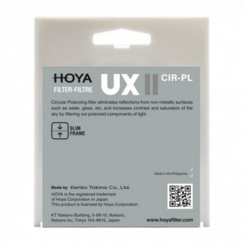 HOYA UX II CPL filter (67mm)